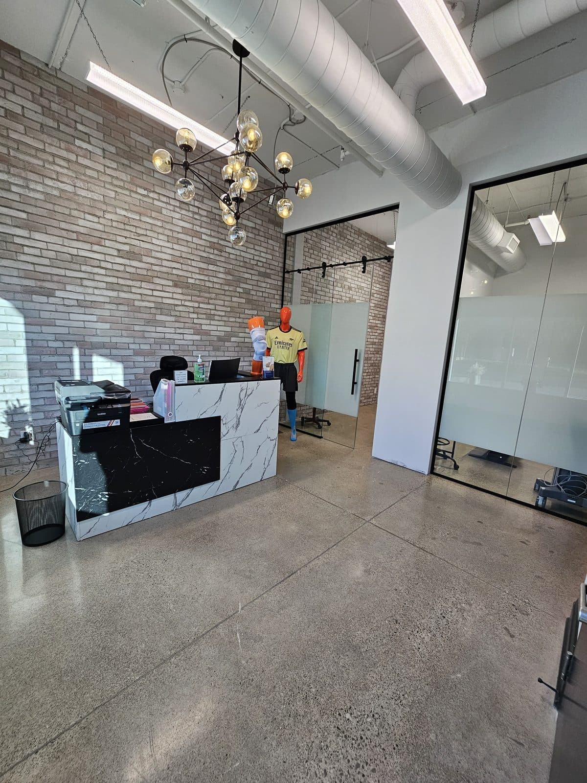 Axis Health Centre reception and clinic space