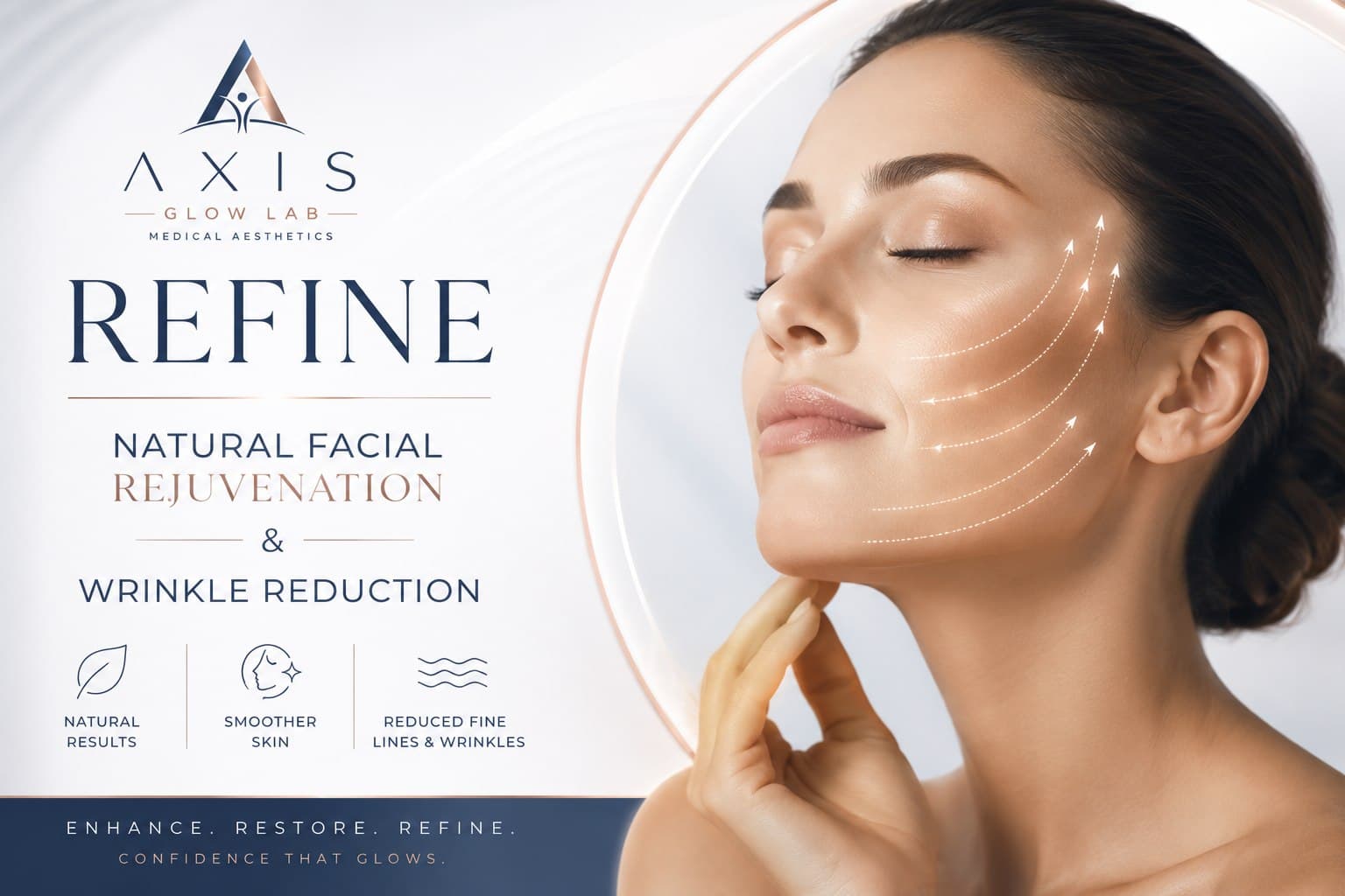 Refine — Natural facial rejuvenation and wrinkle reduction.