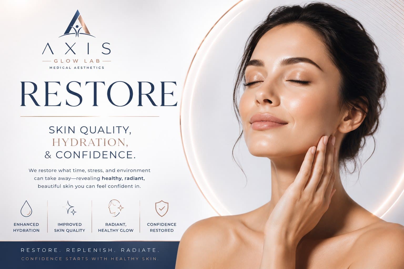 Restore — Skin quality, hydration, and confidence.